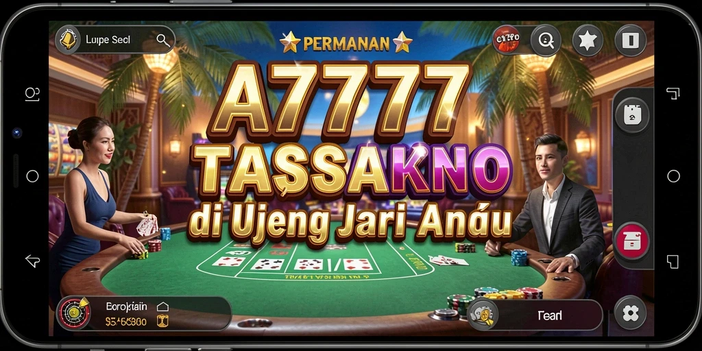 Screenshot A7777 menampilkan gameplay Kasino yang seru dan interaktif.
