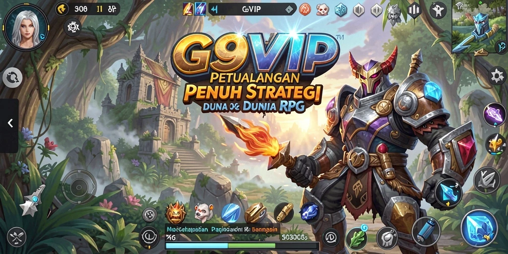 Tampilan gameplay RPG yang mendebarkan di G9VIP.