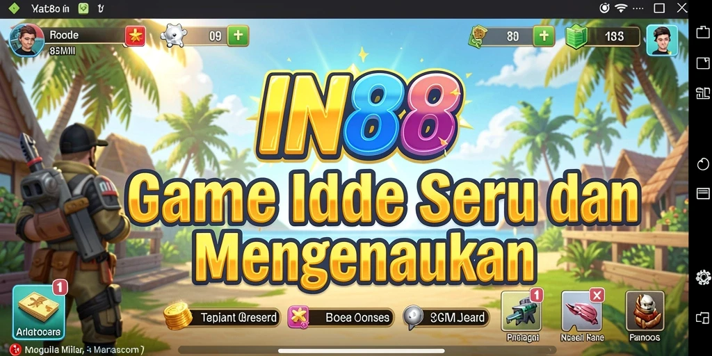 Tampilan gameplay menarik dari IN88 dengan elemen Idle yang khas.
