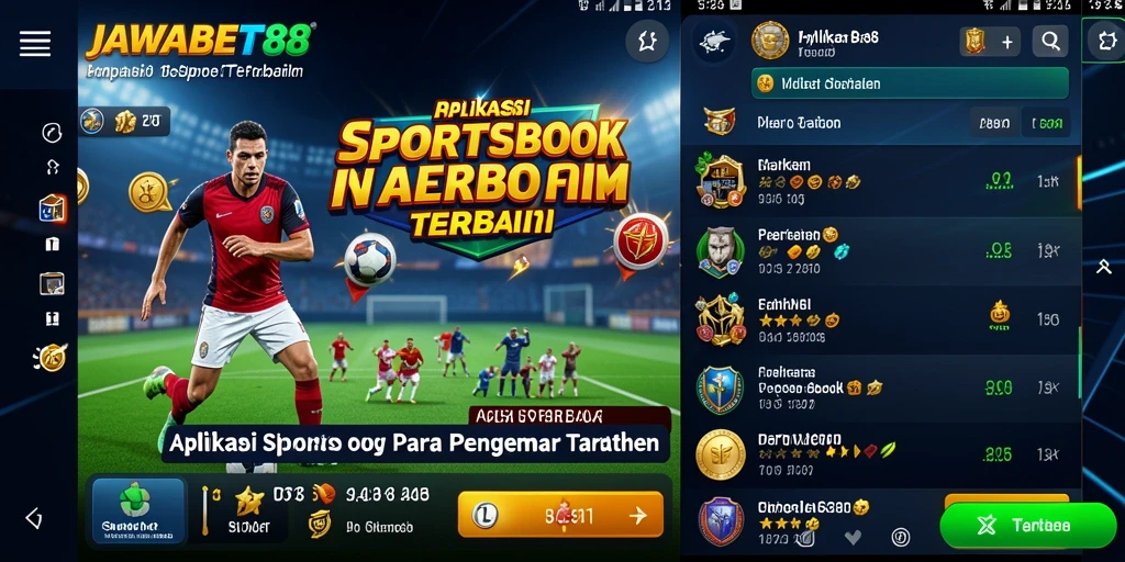 Tampilan gameplay taruhan olahraga yang menarik di JAWABET88.