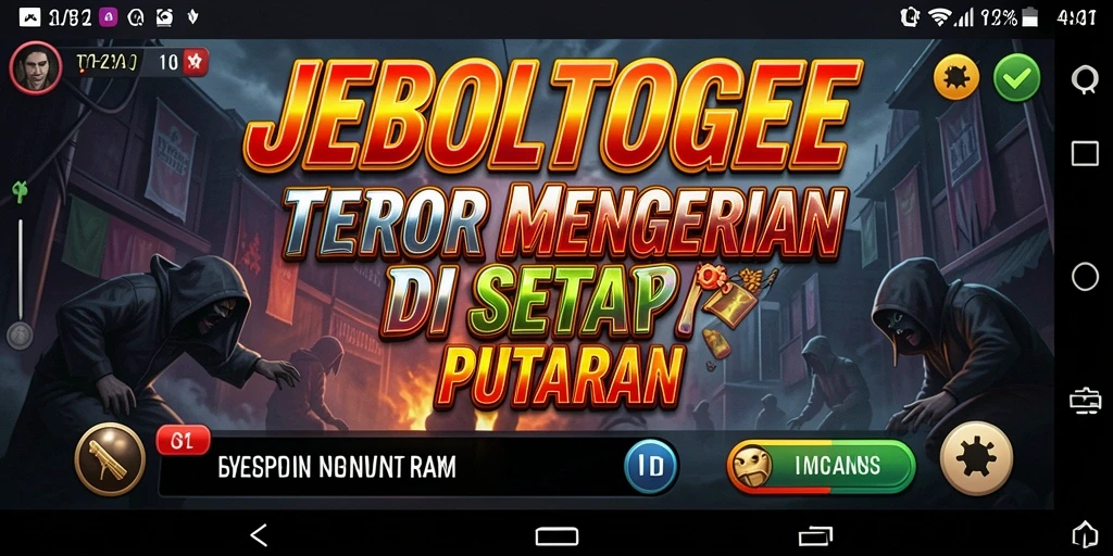 Screenshot menampilkan gameplay mencekam penuh ketegangan di JEBOLTOGEL.