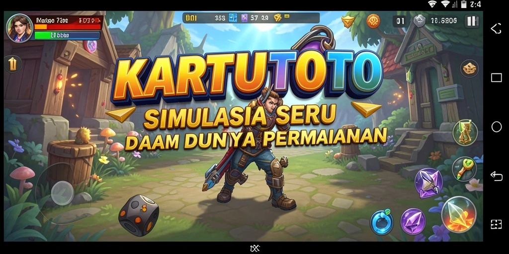 Tampilan gameplay menarik dari KARTUTOTO dengan elemen simulasi.