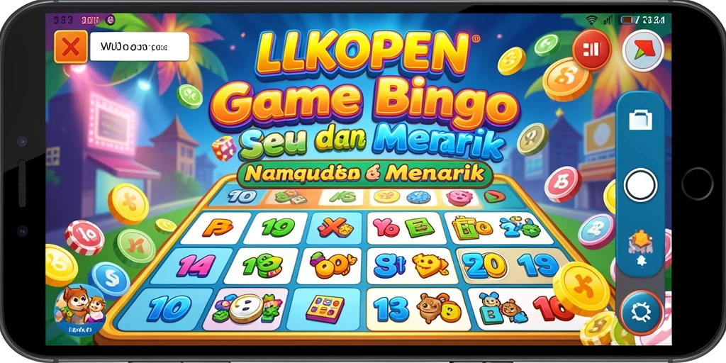 Tampilan gameplay LKOPEN yang seru dan menarik dalam permainan Bingo.