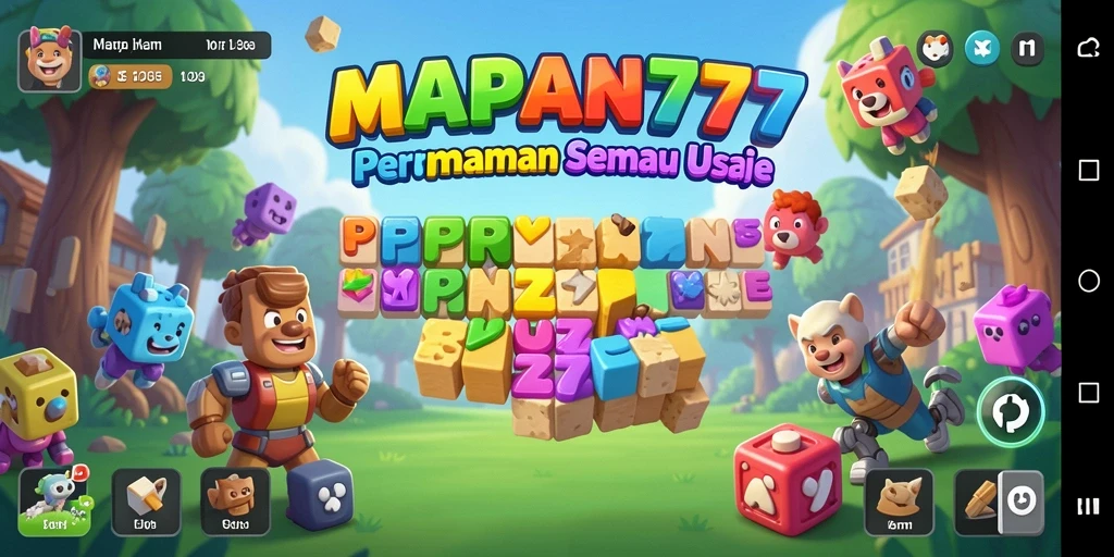 Tampilan gameplay seru dari MAPAN777 yang menantang kemampuan Puzzle Anda.