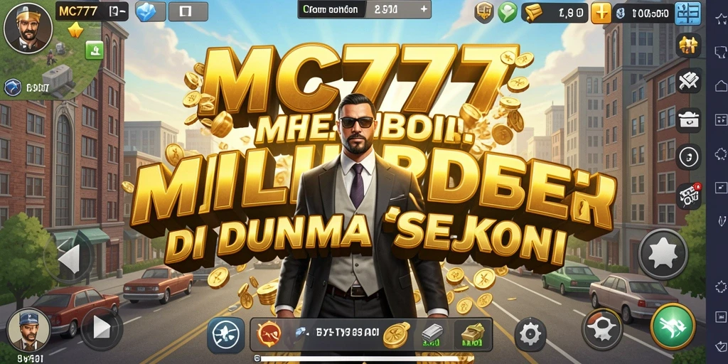 Screenshot utama MC777 menampilkan gameplay Tycoon yang menarik dan kompetitif.