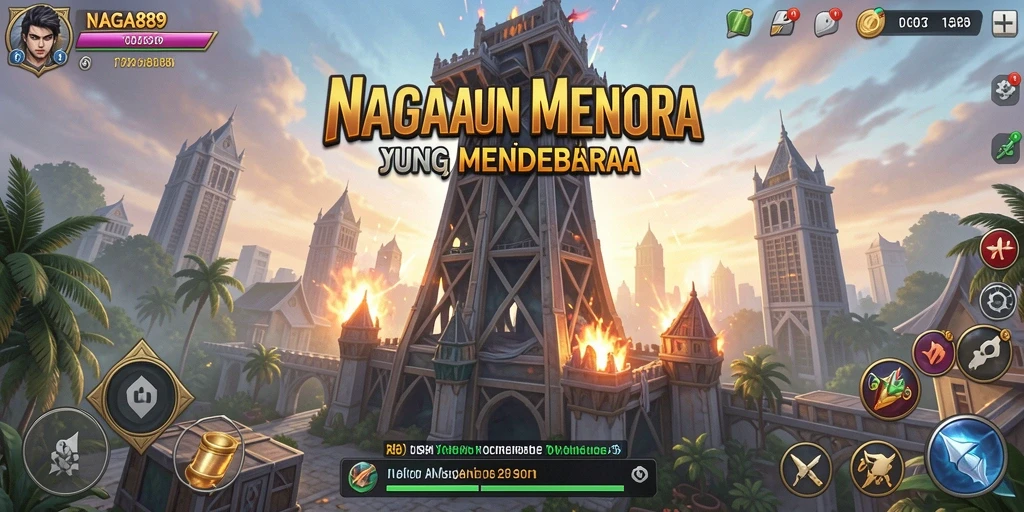 Gameplay seru NAGA889 dalam genre Tower Defense.
