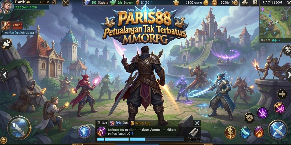 Tangkapan layar menampilkan aksi gameplay epik dalam PARIS88.