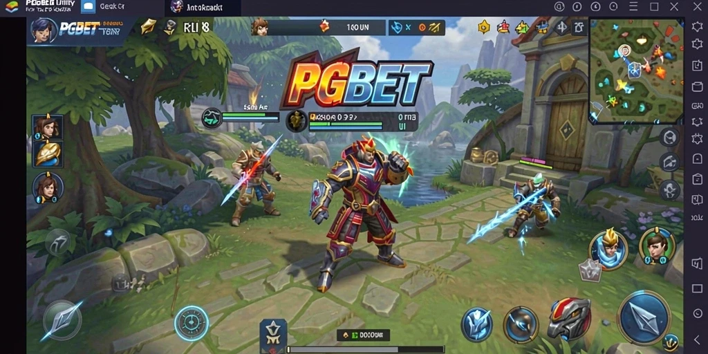Tampilan utama PGBET dengan fitur-fitur utility yang efektif.