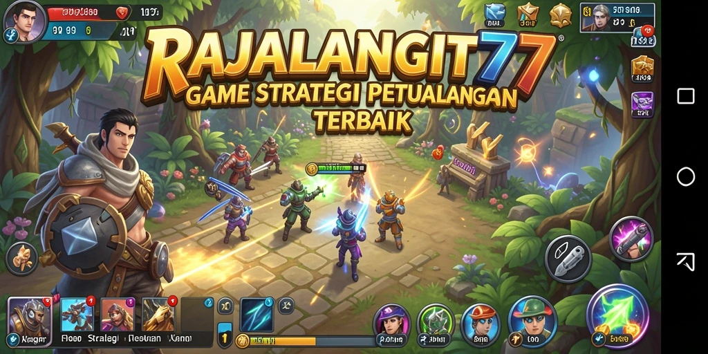 Tampilan gameplay menakjubkan dalam RAJALANGIT77 yang penuh aksi strategi.