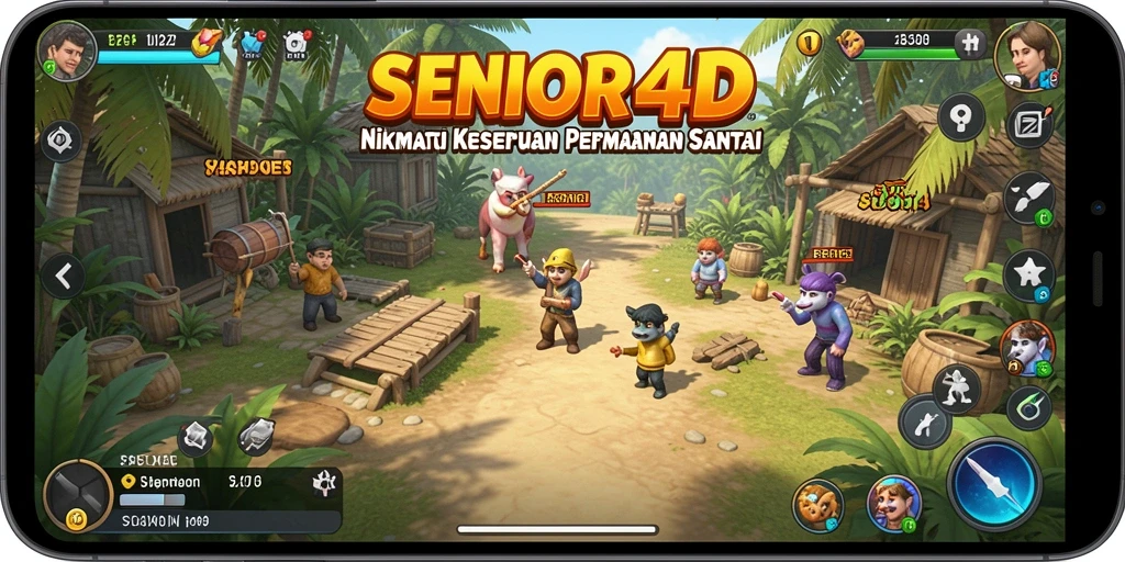Screenshot gameplay SENIOR4D menampilkan keseruan permainan Casual.