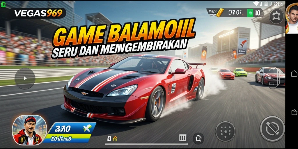Tampilan gameplay balapan di VEGAS969 yang mendebarkan.
