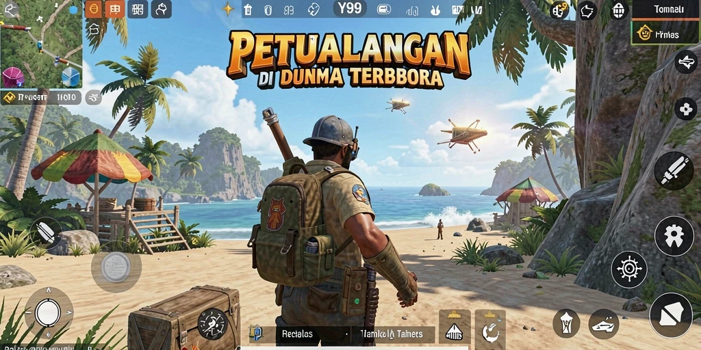 Tampilan gameplay Y89 yang menakjubkan dalam dunia Open World.
